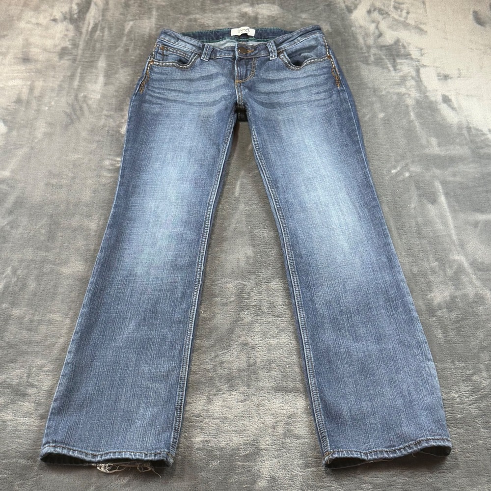 Wrangler Retro Womens Bootcut Jeans Medium Wash Blue Denim 1007MWZDW Size 27